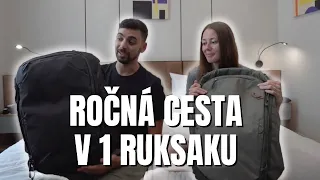 Ako sme sa zbalili na ROČNÚ cestu do jediného ruksaku🎒