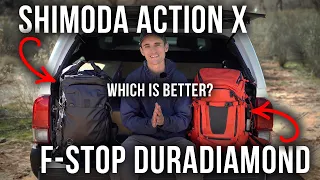 Best Camera Backpack for Adventure/Hiking - Shimoda Action X vs. f-stop DuraDiamond