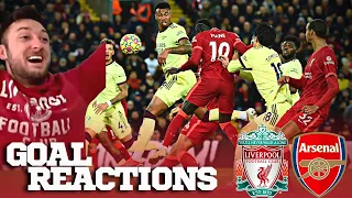 Mane, Jota, Salah & Minamino Goal Reactions | LFC Fan Reacts To Liverpool 4-0 Arsenal