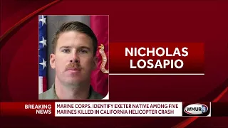 New Hampshire native identified in Marine helicopter crash