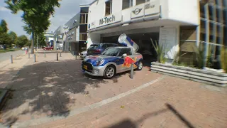 Mini Cooper red bull  Bogotá Colombia