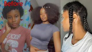 My Natural Hair Routine For Length Retention/ How to grow long natural hair