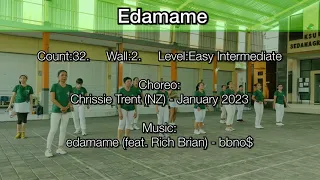 Edamame | Chrissie Trent (NZ) - January 2023 | Easy Intermediate | Pegok Linedance Bali