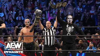 WITNESS HISTORY! The Icon Sting & Darby Allin win the AEW World Tag Titles! | 2/07/24, AEW Dynamite