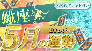 【蠍座】さそり座🌈2023年5月💖の運勢✨✨✨仕事とお金・人間関係［未来視タロット占い］