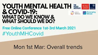 Youth Mental Health & COVID-19: Overall Trends #YouthMHCovid