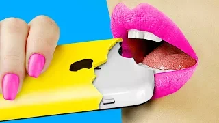 8 DIY Edible Phone Cases / Edible Pranks