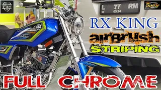 RX KING FULL CHROME BERSTRIPING AIRBRUSH