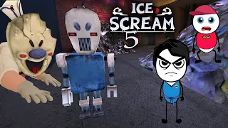 ICE SCREAM 5 First Full Game - Horror Android | Khaleel and Motu Gameplay