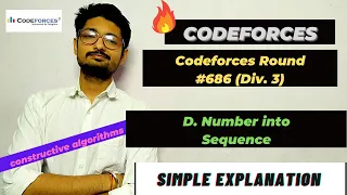 D. Number into Sequence | Codeforces Round #686 (Div. 3) | CODEFORCES