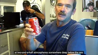 Opening a Soda in a Submarine On The Ocean Floor