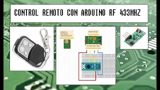 CONTROL REMOTO y ARDUINO. RF 433MHZ. MUY ÚTIL Y DIVERTIDO!!! 📡💻👨‍🎓