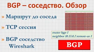 6.2 BGP (Border Gateway Protocol). Часть 2. Соседские отношения. Начало