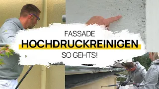 FASSADE REINIGEN - So macht es der PROFI!