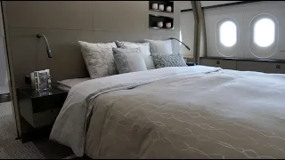 B787 Inside a Private Jet Boeing 787 VIP with a Master Bedroom