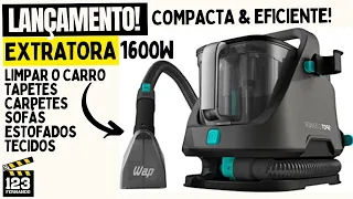 EXTRATORA LIMPA E EXTRAI WAP SPOT CLEANER PARA LIMPEZA DE CARROS, SOFÁS, TAPETES, CARPETES, CADEIRAS