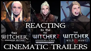 Reacting to ALL the Witcher Cinematic Trailers!