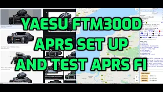 Yaesu FTM300D APRS - set up and Test