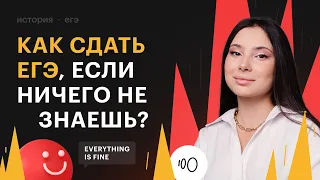 Как сдать ЕГЭ по истории, если ничего не знаешь?