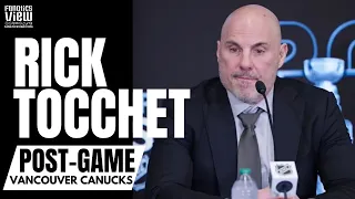 Rick Tocchet Reacts to Vancouver Canucks Series Win vs. Nashville Predators, Arturs Silovs Shutout