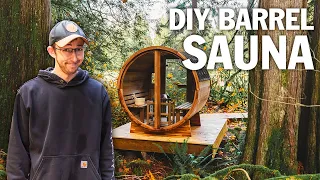 The Best Affordable DIY Barrel Sauna Build