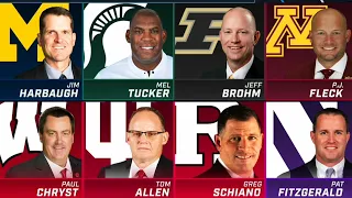 Week 3 Big Ten Football Coaches Pressers: Harbaugh, Tucker, Fleck, and More | Big Ten Football