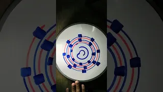 Spin Art with WhiteBoard and Potter’s Wheel.