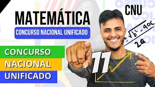 Aula 11 Matemática focado na CNU (CESGRANRIO) - Análise Combinatória !!!