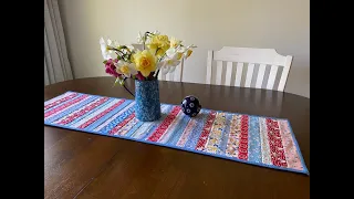 Memories, Quilt As You Go Table Runner