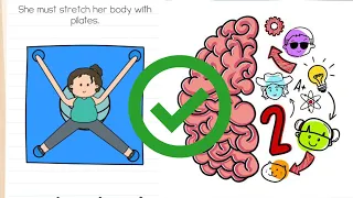 Brain Test 2 FITNESS WITH CINDY All Levels 1-20 Solution Walkthrough || Edge Of Game