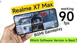 Realme X7 Max BGMI 90fps Working But in a.14 , a.19 version