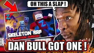 MINECRAFT SKELETON RAP | "I've Got A Bone" | Dan Bull Animated Music Video (REACTION!)