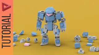 LEGO Mech :  Juggernaut Mech Robot Building Tutorial Animation🤖#legomoc #legomech