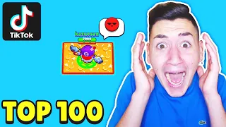 TOP 100 NUOVI MIGLIORI TIKTOK SU BRAWL STARS!!