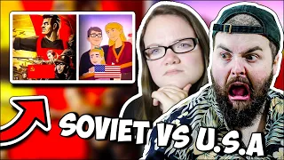 Irish Couple reacts SOVIET ARMY AD vs US ARMY AD