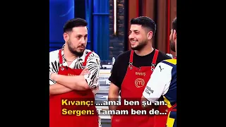 Kıvanç ve barış sergenle dalga geçiyor 😂 (masterchef allstar)