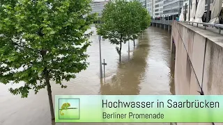 Extremes Hochwasser in Saarbrücken, Mai 2024