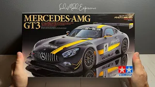 Unboxing 1/24 MERCEDES AMG GT3 Tamiya Kit