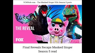 The Masked Singer 5  Reveal Finale