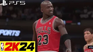 NBA 2K24 JORDAN ERA 1991 - SONICS vs BULLS PS5 ULTRA REALISTIC GRAPHICS PLAYTHROUGH | @fullgameclips