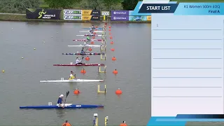 K1 Women 500m Final A / 2024 Canoe-Kayak Sprint European Olympic Qualifier