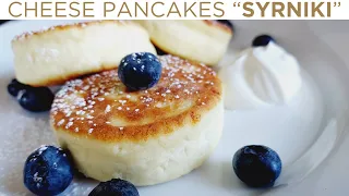 Delicious Cheese Pancakes (Syrniki)| Homemade Farmer's Cheese Recipe Included | Nanuli'sKitchen