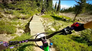 When Kicking Horse KICKS BACK!! | Alpine “Chute to View” Trail | Golden, BC | MTB Trails