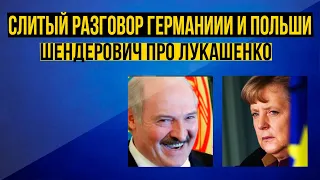 Слитые переговоры Польши и Германии!