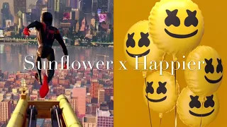 Sunflower x Happier - Bastille, Post Malone, Swae Lee, Marshmello