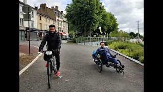 La seine à vélo, Paris Deauville, V33.  vélocouché version longue!