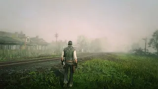 Beautiful Morning Ambience Walk In Saint Denis || Red Dead Redemption 2 || 4K Ultra Graphics