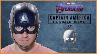 Captain America 1:1 Scale Helmet- Unboxing