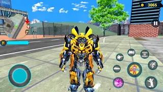 Bumblebee Multiple Transformation Jet Robot Car Game 2020 #1 - Android Gameplay