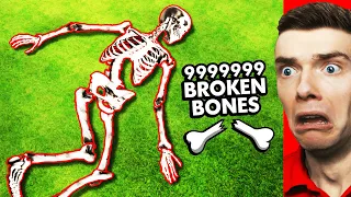 Breaking EVERY BONE As SKELETON In GTA 5